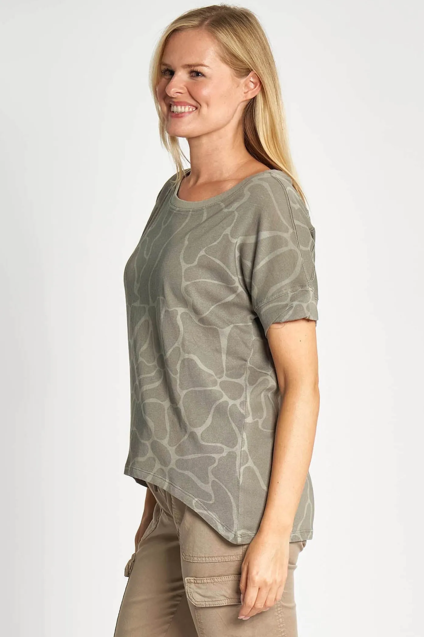 Damen Zhrill Tops & Shirts*ZHRAHEL AOP