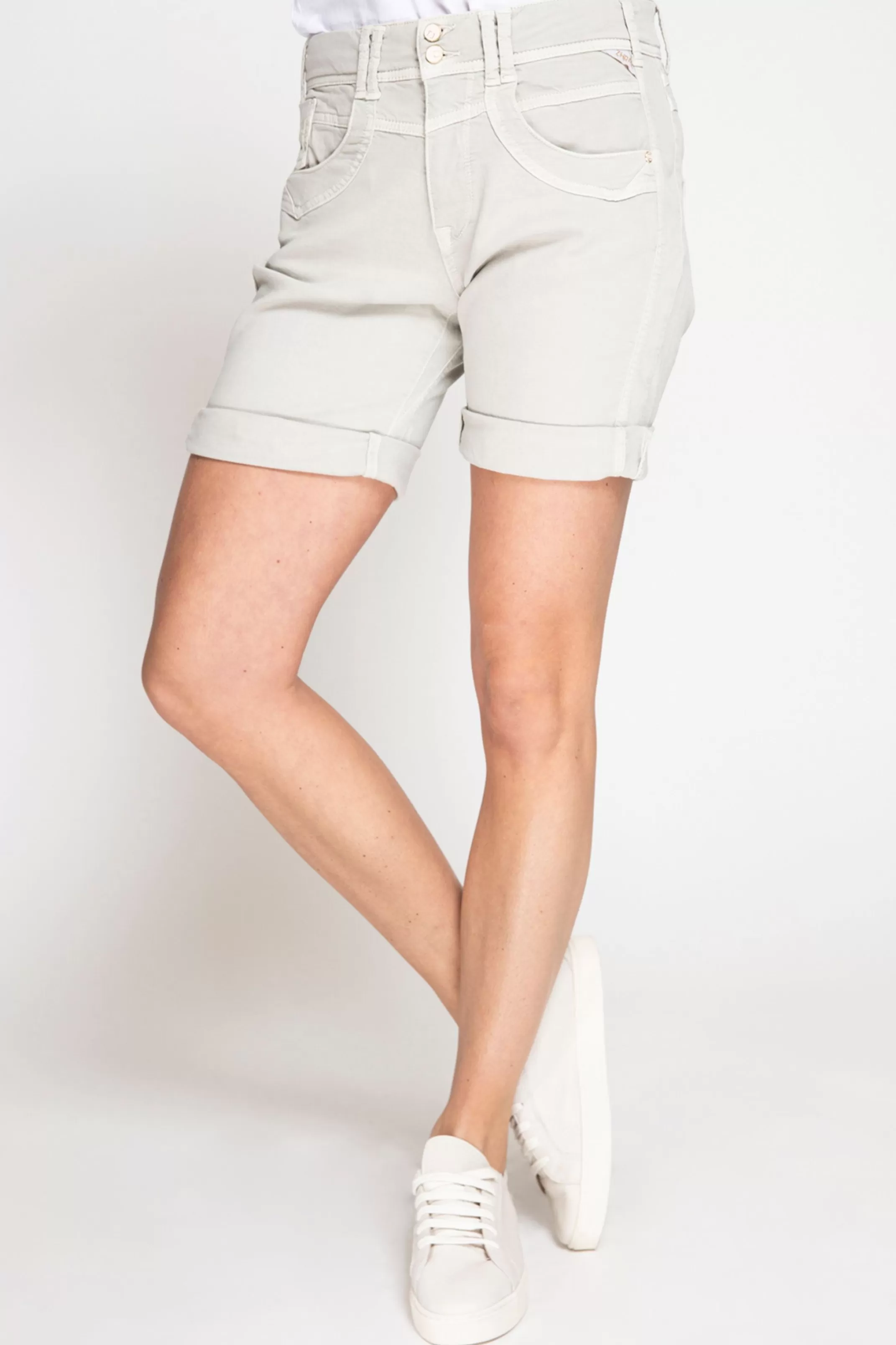 Zhrill Hosen<Damen Shorts Leni Posh Slim Fit In Light Green Grun